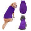 Dog Sweater Warm Pet Sweater Dog Sweaters for Small Dogs Medium Dogs Large Dogs Cute Knitted Classic Clothes Coat for Dog Puppy - Medium - PURPLE
