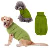 Dog Sweater Warm Pet Sweater Dog Sweaters for Small Dogs Medium Dogs Large Dogs Cute Knitted Classic Clothes Coat for Dog Puppy - Large - FRUIT GREEN