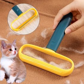 pet grooming; Pet Hair Remover Brush Manual Lint Roller Removing Dog Cat Hair Lint Remover for Sofa Clothes Cleaning Lint Brush Pet Supplies - Blue ye