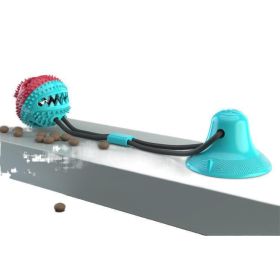 Pet supplies dog toys molars sucker toys dog molars food leakage device vent chew resistant dog toys - B Blue