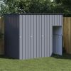 Dog House with Roof Anthracite 84.3"x60.2"x71.3" Galvanized Steel - Anthracite