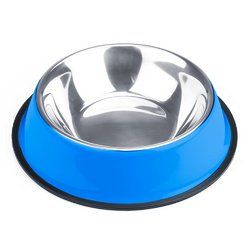 24oz. Blue Stainless Steel Dog Bowl - ABWL-104