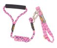 Helios Dura-Tough Easy Tension 3M Reflective Pet Leash and Collar - Large - (HA14PKLG)
