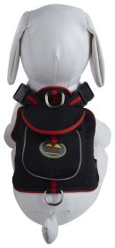 Mesh Pet Harness With Pouch - Medium
