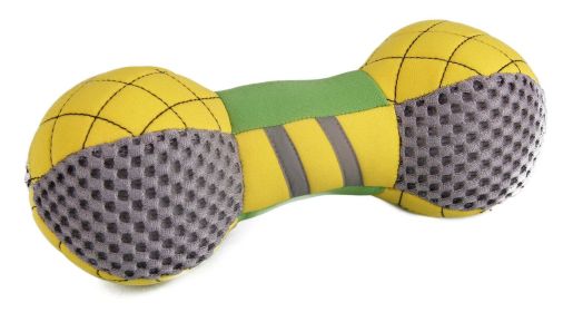 Bark-Active Neoprene Mesh Flotation Bone Fetch Dog Toy - DT12YLGN