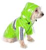Reflecta-Glow Reflective Waterproof Adjustable Pvc Pet Raincoat - Medium