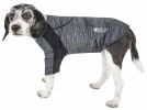 Pet Life Active 'Chewitt Wagassy' 4-Way Stretch Performance Long Sleeve Dog T-Shirt - Black - X-Large