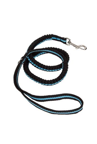 Pet Life Retract-A-Wag Shock Absorption Stitched Durable Dog Leash - Blue