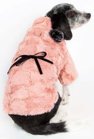 Pink-Mink' Luxury Designer Pet Coat - Small