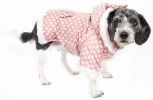 Polka-Dot Couture-Bow Pet Hoodie Sweater - Medium