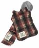 Touchdog 2-In-1 Tartan Plaided Dog Jacket With Matching Reversible Dog Mat - Red - X-Large