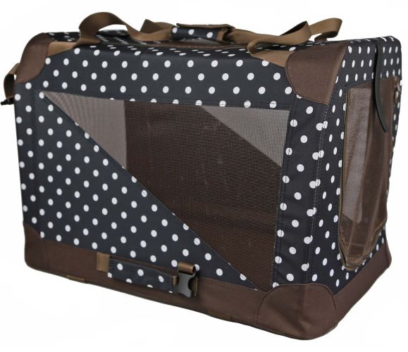 Folding Zippered 360 Vista View House Pet Crate - Small