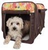 Floral Folding Collapsible Lightweight Wire Framed Tent Pet Crate - X-Large