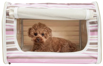 Folding Zippered Lightweight Wire-Framed Easy Folding Pet Crate - X-Large