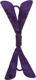 Extreme Bow' Squeek Dog Rope Toy - Purple