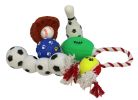 6 Piece Sports Themed Pet Toy Set - GF8