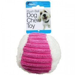 Plush Ball Dog Chew Toy (pack of 12)