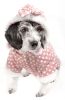 Polka-Dot Couture-Bow Pet Hoodie Sweater - Small