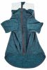 Pet Life Active 'Chewitt Wagassy' 4-Way Stretch Performance Long Sleeve Dog T-Shirt - Teal - X-Small
