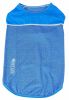 Pet Life Active 'Aero-Pawlse' Heathered Quick-Dry And 4-Way Stretch-Performance Dog Tank Top T-Shirt - Blue - X-Small
