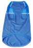 Pet Life Active 'Aero-Pawlse' Heathered Quick-Dry And 4-Way Stretch-Performance Dog Tank Top T-Shirt - Blue - Large