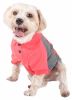 Pet Life Active 'Barko Pawlo' Relax-Stretch Wick-Proof Performance Dog Polo T-Shirt - Red - X-Small