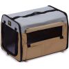 Folding Zippered Lightweight Easy Folding Pet Crate - Medium