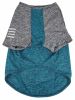 Pet Life Active 'Hybreed' 4-Way Stretch Two-Toned Performance Dog T-Shirt - Teal - X-Large