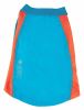 Pet Life Active 'Barko Pawlo' Relax-Stretch Wick-Proof Performance Dog Polo T-Shirt - Blue - X-Small