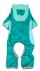 Pet Life Active 'Warm-Pup' Heathered Performance 4-Way Stretch Two-Toned Full Body Warm Up - Green - X-Small