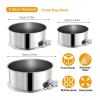 Hanging Food Bowl Detachable Pet Cage Food Water Bowl  - As pic show - L