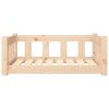Dog Bed 29.7"x21.9"x11" Solid Wood Pine - Brown