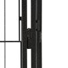 36-Panel Dog Playpen Black 39.4"x19.7" Powder-coated Steel - Black