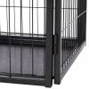 Puppy Playpen Steel 48.4"x30.5"x29.3" - Black