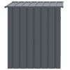 Dog House with Roof Anthracite 43.3"x40.6"x42.9" Galvanized Steel - Anthracite