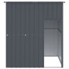 Dog House with Roof Anthracite 65"x60.2"x71.3" Galvanized Steel - Anthracite