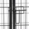 Puppy Playpen Steel 48.4"x30.5"x29.3" - Black