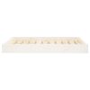 Dog Bed White 36"x25.2"x3.5" Solid Wood Pine - White
