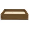 Dog Bed Honey Brown 20.3"x17.3"x3.5" Solid Wood Pine - Brown