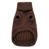 Dog Sweater Warm Pet Sweater Dog Sweaters for Small Dogs Medium Dogs Large Dogs Cute Knitted Classic Clothes Coat for Dog Puppy - Medium - BROWN