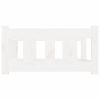 Dog Bed White 29.7"x21.9"x11" Solid Wood Pine - White