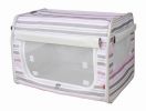 Folding Zippered Lightweight Wire-Framed Easy Folding Pet Crate - X-Large