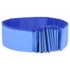 Foldable Dog Swimming Pool Blue 78.7"x11.8" PVC - Blue
