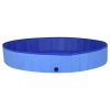 Foldable Dog Swimming Pool Blue 78.7"x11.8" PVC - Blue