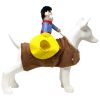 Pet Life 'Yeepaw' Cowboy Pet Holiday Dog Costume - Brown - X-Small