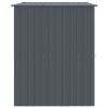 Dog House with Roof Anthracite 84.3"x60.2"x71.3" Galvanized Steel - Anthracite
