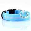 Pet Dog Nylon Safety Collar LED Light Puppy Necklace Dog Accessories - blue