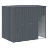 Dog House with Roof Anthracite 84.3"x60.2"x71.3" Galvanized Steel - Anthracite