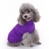 Dog Sweater Warm Pet Sweater Dog Sweaters for Small Dogs Medium Dogs Large Dogs Cute Knitted Classic Clothes Coat for Dog Puppy - X-Large - PURPLE