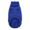 Dog Sweater Warm Pet Sweater Dog Sweaters for Small Dogs Medium Dogs Large Dogs Cute Knitted Classic Clothes Coat for Dog Puppy - Small - ROYAL BLUE